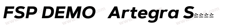 FSP DEMO   Artegra S字体转换